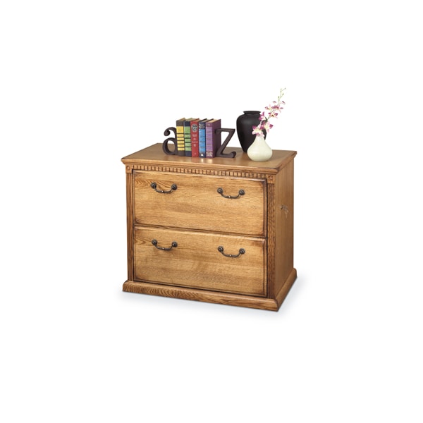 Huntington Oxford Lateral 2 Drawer Wood File Storage Cabinet in Wheat IMHO450W - main